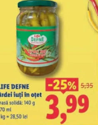 Life Defne Ardei iuți în oțet 370 ml