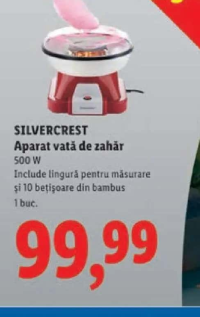 Silvercrest Aparat vată de zahăr 500 W