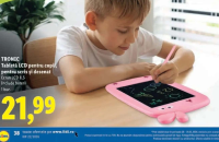 TRONIC Tabletă LCD pentru copii, pentru scris și desenat 1 buc.