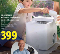 SILVERCREST Mașină de făcut cuburi de gheață, cu rezervor 105 W 2,1 L