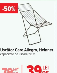 Heinner Uscător Care Allegro 18 m
