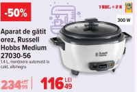 Russell Hobbs Aparat de gătit orez Medium 27030-56 1.4 L