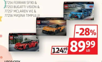 LEGO SPEED CHAMPIONS 77254 FERRARI SF90 & 77253 BUGATTI VISION & 77257 MCLAREN W1 & 77256 MAŞINA TIM