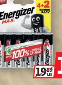 ENERGIZER MAX SET 6 BATERII AAA LR03/ AA LR 06