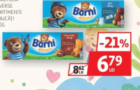 BARNI PRĂJITURĂ DIVERSE SORTIMENTE 5 BUCĂȚI 150G
