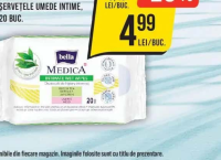 Bella Medica Şerveţele umede intime, 20 buc.