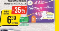 Always Platinum Absorbante periodice pachet nr. bucăți 5/6/7/8