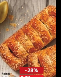 Foitaj cu crenvurști porc și pui proaspăt copt 95 g