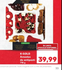 K-GOLD Amestec de antipasti 710 g