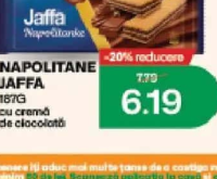 Jaffa Napolitane 187g cu cremă de ciocolată