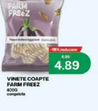 Farm Freez Vinete coapte 400g congelate