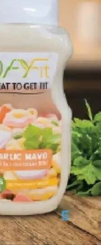 Day Fit Sos Garlic Mayo fără zahăr 395ml