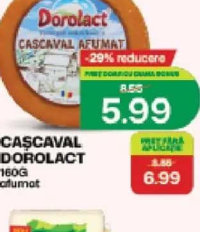 Dorolact Cașcaval Afumat 160g