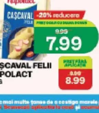 Napolact Cașcaval Felii 140g