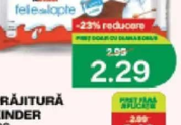 Kinder felie de lapte Prăjitură 28g