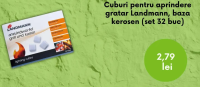 Landmann Cuburi pentru aprindere gratar, baza kerosen (set 32 buc)