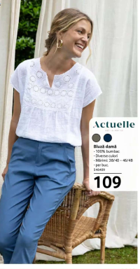 Actuelle Bluză damă 100% bumbac