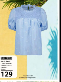 BLUE SEVEN Bluză damă 100% bumbac 36-44