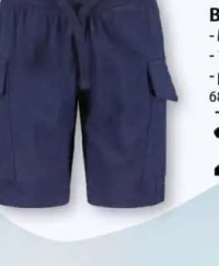 BLUE SEVEN Bermude băieți Mărimi: 98-134 100% bumbac