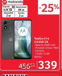 motorola Telefon E14 2/64GB GR