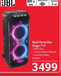 JBL Boxă Party Box Stage 710 800 W RMS