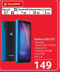 ALLVIEW Telefon A20 LITE 1GB/32GB