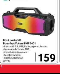 platinet Boxă portabilă Boombox Future PMPB401