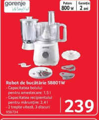 Gorenje Robot de bucătărie SB801W