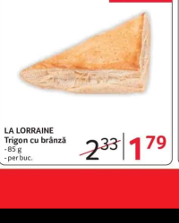 LA LORRAINE Trigon cu brânză 85 g