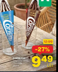 CORNETTO King Cone Vanilla / Chocolate 260ml
