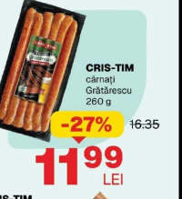 CRIS-TIM cârnați Grătărescu 260 g