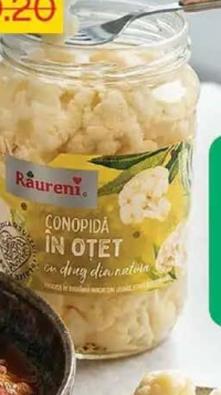 Râureni conopidă în oțet 700 g