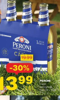 PERONI Nastro Azzurro Stile Capri bere sticlă 3x0.33 L SGR