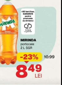 MIRINDA portocale 2 L SGR