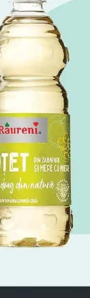 Râureni oțet din zaharuri și mere cu miere 500 ml