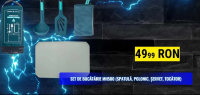 Quechua Set de bucătărie MH500 (spatulă, polonic, șervet, tocător)