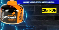Jetboil Jetpower Cartuș de gaz cu filet pentru arzător 100g