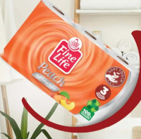 Fine Life Hârtie igienică Peach 8 role 3 straturi