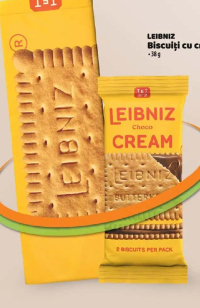 Leibniz Biscuiți cu Unt 100g / cu Cremă de Ciocolată 38g