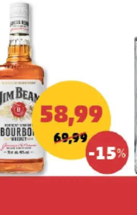 Jim Beam Whiskey 40% alcool 700 ml