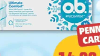 OB ProComfort Tampoane diverse sortimente, 16 buc.