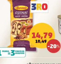Boromir Cozonac cu nucă & stafide 450 g