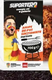 SUPORTERO Aripi de pui secționate, marinate 700 g