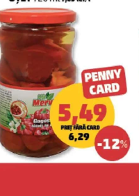 Merve Gogoșari în oțet 720 ml