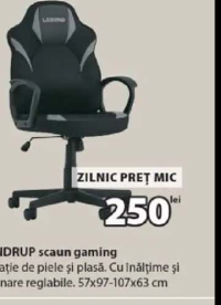 RANDRUP scaun gaming 57x97-107x63 cm