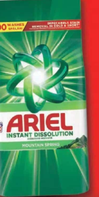 Ariel Detergent pudră pentru rufe Mountain Spring 100 de spălări 6,5 kg