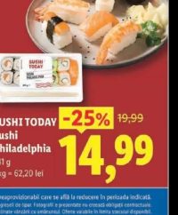 SUSHI TODAY Sushi Philadelphia 241 g