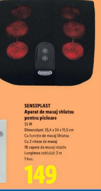SENSIPlAST Aparat de masaj shiatsu pentru picioare 1 buc.