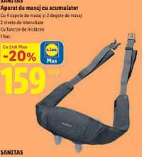 SANITAS Aparat de masaj cu acumulator 1 buc.