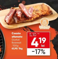 Gusturi Boierești Coaste afumate 100g
